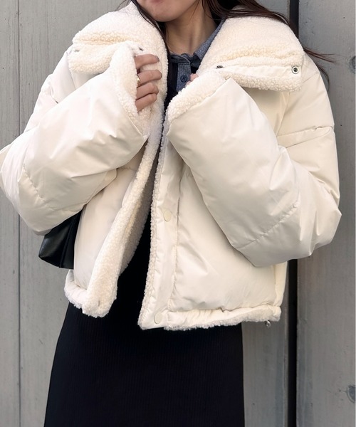 Maison Calme ダウンコート ダウンジャケット 「リバーシブル