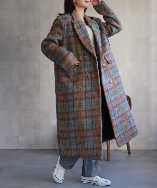 CREARE -LINO- コート チェスターコート 「レディース商品」チェック柄