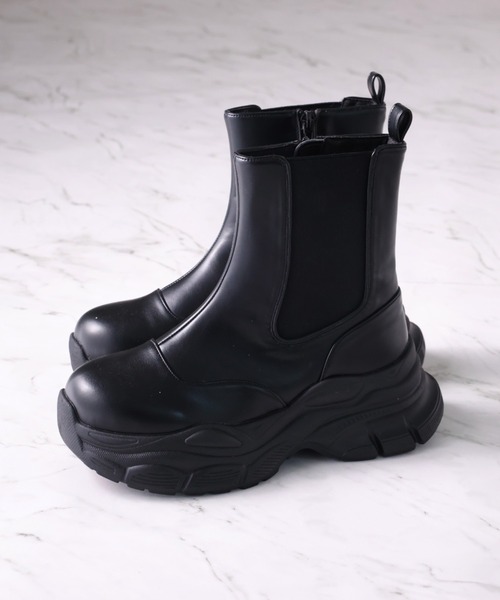 VIVIAN（ヴィヴィアン） ブーツ 厚底サイドゴアスニーカーショート