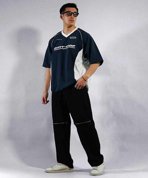 joker（ジョーカー） シャツ ナイロン半袖切替ゲームシャツ メンズ