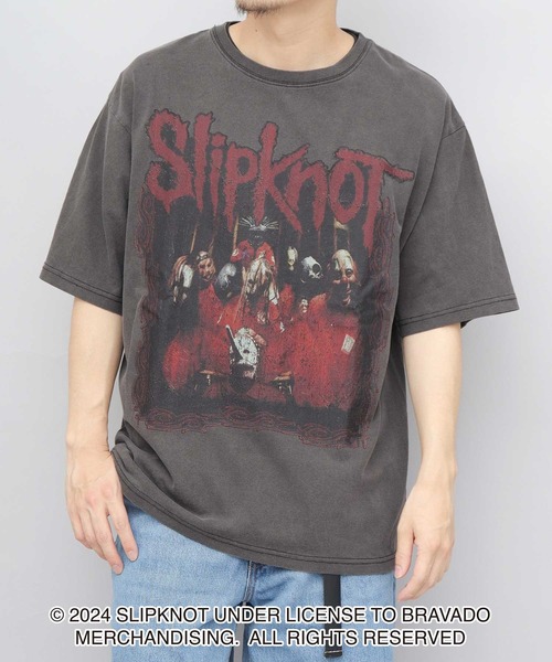 A.M.S. tシャツ Slipknot（スリップノット） 古着風 バンドTシャツ