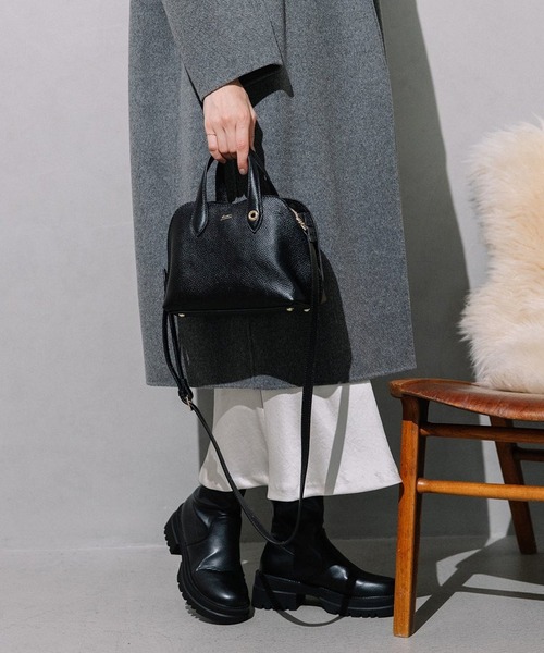 Beau're（ヴュレ） ボストンバッグ 「BEAURE」カウレザー ショルダー付