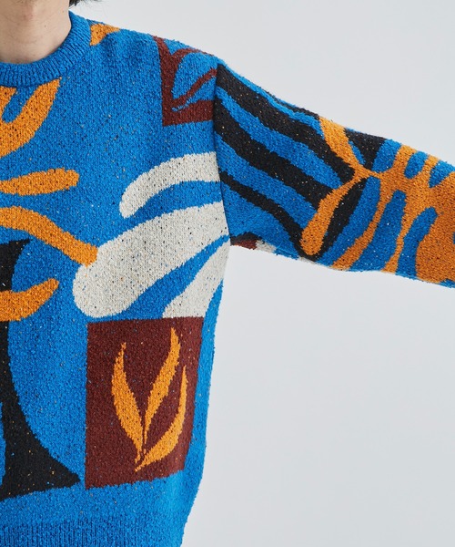 KHOKI（コッキ） ニット 【KHOKI / コッキ】Intarsia-knit jumper