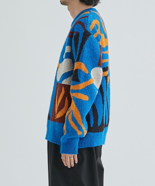 KHOKI（コッキ） ニット 【KHOKI / コッキ】Intarsia-knit jumper