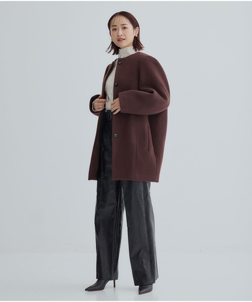 AKIRANAKA（アキラナカ） ノーカラーコート コート 「AKIRANAKA