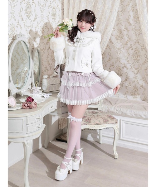 NOEMIE（ノエミー） コート アウター ヨークフリルドーリーショート