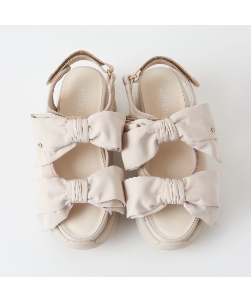 diana（プラスダイアナ） サンダル ダブルリボンサンダル レディース