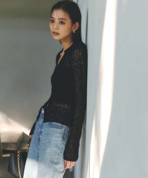 anuans（アニュアンス） ポロシャツ ポロ 「ZOZO限定」ウールレース