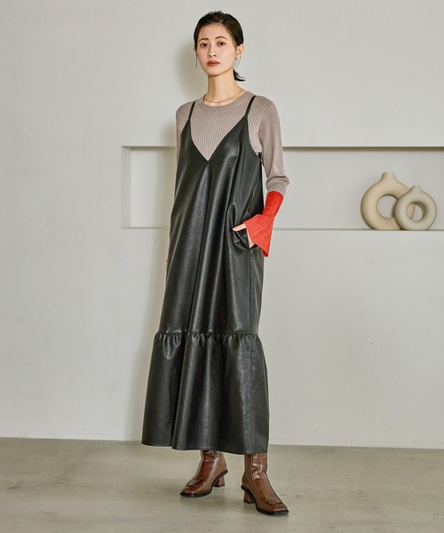 LAKOLE（ラコレ） ワンピース アソートVネックキャミワンピース/604906