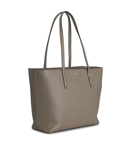 BOSS（HUGO BOSS） トートバッグ BOSSレタリングロゴ ペブルドレザー