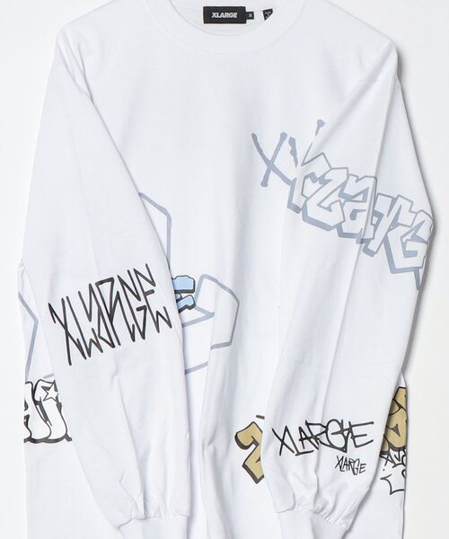 XLARGE（エクストラ ラージ） tシャツ GRAFFITI L/S TEE メンズ
