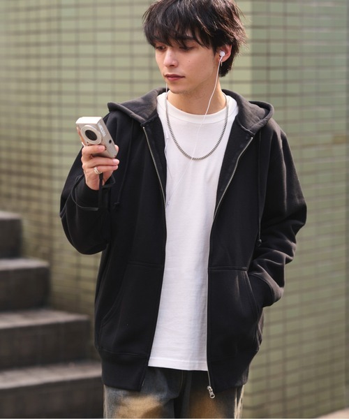 link lot パーカー 「カラバリ豊富8色展開」スタンダード裏起毛ビッグ