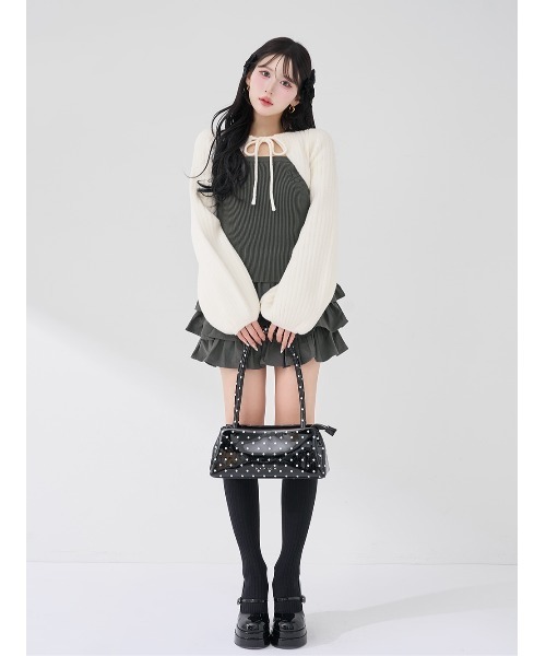 Darich（ダーリッチ） ワンピース ティアードフリルミニワンピース