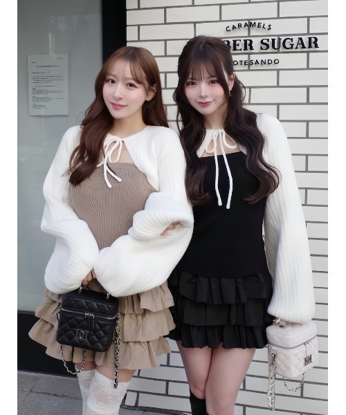 Darich（ダーリッチ） ワンピース ティアードフリルミニワンピース