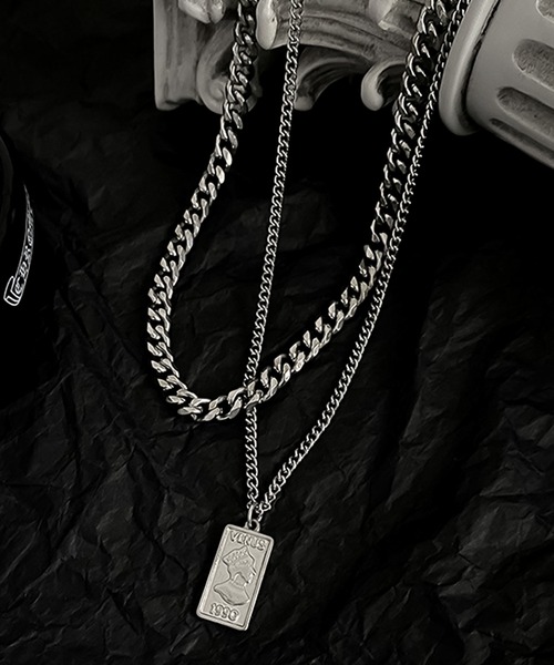 DiamondHearts（ダイヤモンドハーツ） ネックレス スクエアプレート