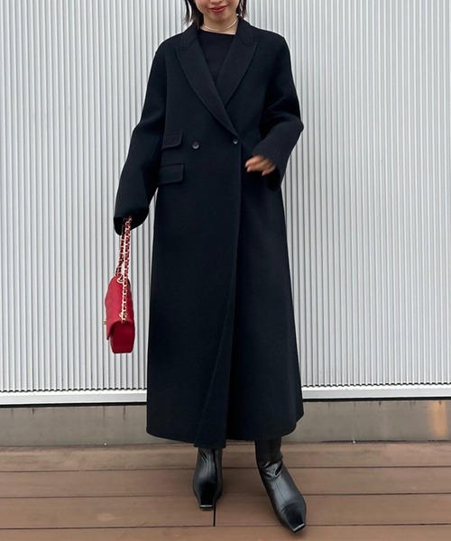 anuans（アニュアンス） コート チェスターコート リバーロングダブル