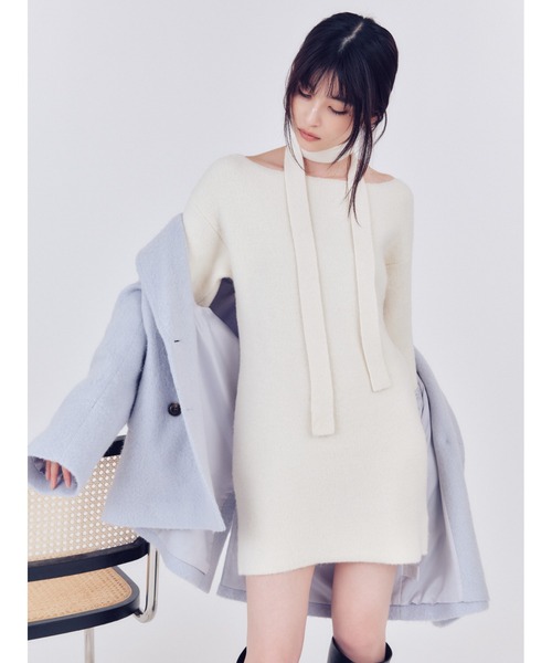 FRAY I.D（フレイ・アイディー） ワンピース フォックスウールミニ