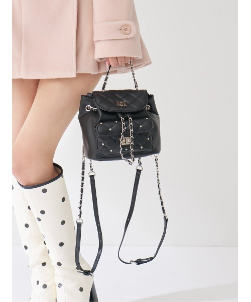 Darich（ダーリッチ） デイバック リュック キルティングビジューミニ