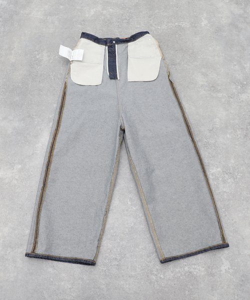 INSCRIRE（アンスクリア） ジーンズ Denime Loose Fit Pants Rigid ID