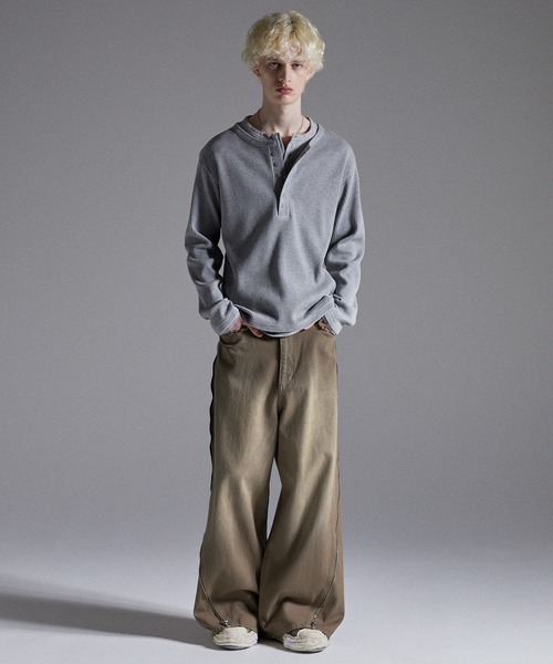 GRANCY ジーンズ 「GRANCY」ZipDesign Buggy DenimPants / ジップ