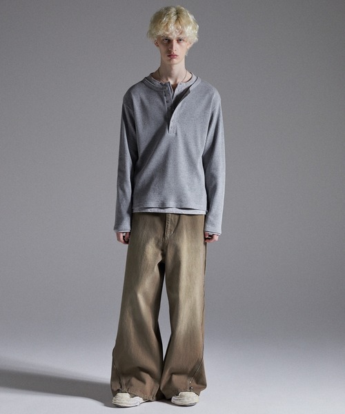 GRANCY ジーンズ 「GRANCY」ZipDesign Buggy DenimPants / ジップ