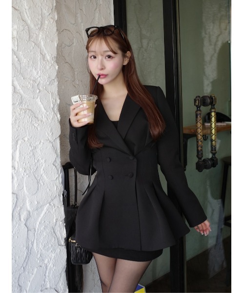 Darich（ダーリッチ） コート アウター パネルデザインシルエットぺ