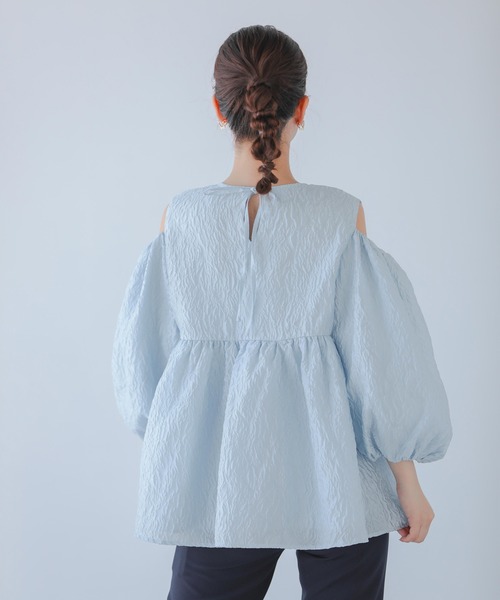 Fit more（フィットモア） オープンショルダーロングスリーブ