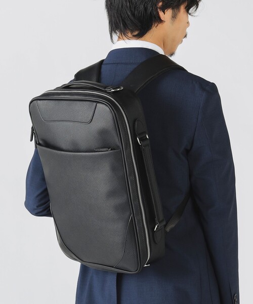 BEAMS HEART（ビームス ハート） ビジネスバッグ フェイクレザー 3WAY