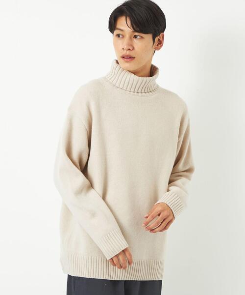 green label relaxing（グリーンレーベルリラクシング） ニット ヤク