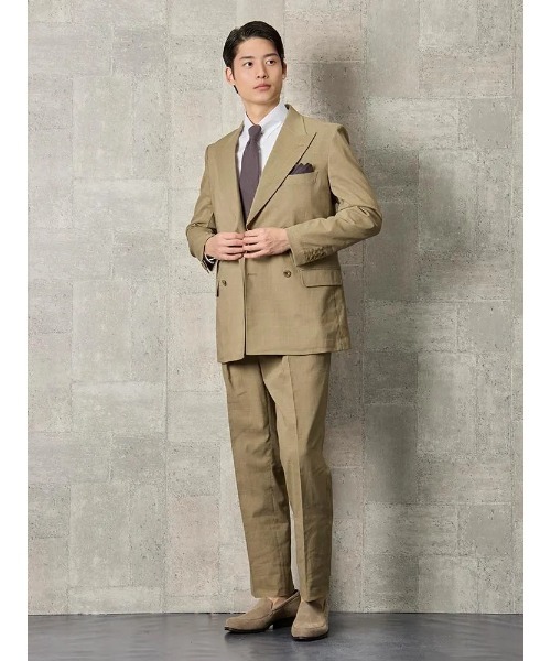 TRANS CONTINENTS（トランスコンチネンツ） セットアップ リネン混