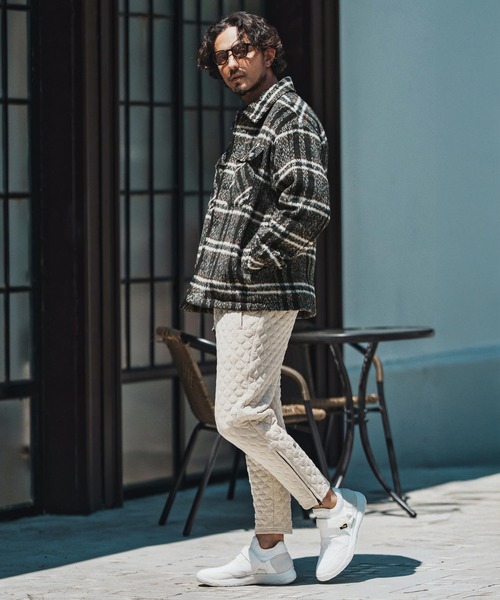 felkod（フィルコッド） コート ジャケット mj10792- Shaggy Check CPO