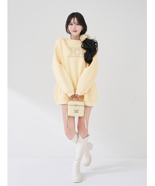 Darich（ダーリッチ） トレーナー スウェット DDロゴビジュー