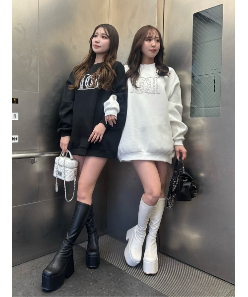 Darich（ダーリッチ） トレーナー スウェット DDロゴビジュー