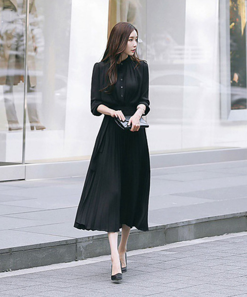 Girly Doll（ガーリードール） ワンピース ウエストリボン プリーツ