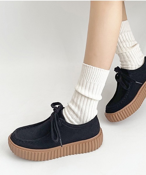 Shoes in Closet（シュークロ） デッキシューズ モカシン 超軽量厚底