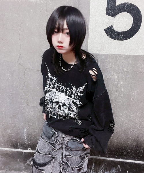 REFLEM（レフレム） トレーナー スウェット 「REFLEM/レフレム」スカル