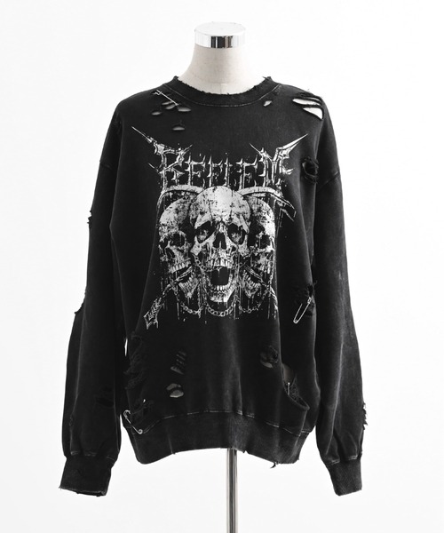 REFLEM（レフレム） トレーナー スウェット 「REFLEM/レフレム」スカル