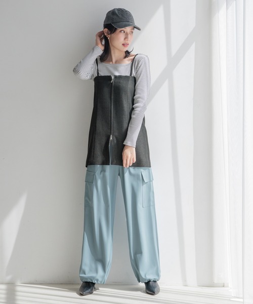 LOWRYS FARM（ローリーズファーム） tシャツ 2WAYリブタイトロング