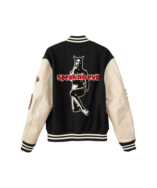 HYSTERIC GLAMOUR（ヒステリックグラマー） スタジャン SPEAK NO EVIL