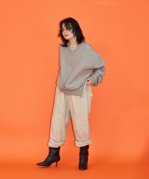 CITYSHOP（シティショップ） ブラウス シャツ 「THE MOOD」 V-NECK