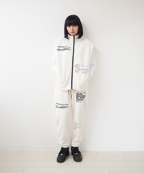 スウェットパンツ ジャージ Common Noun/NATURE norahi フリースパンツ