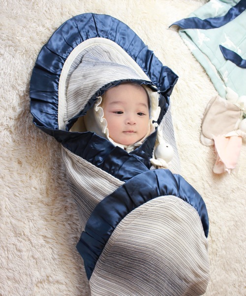 SweetMommy（スウィートマミー） おくるみ 6重ガーゼフリルおくるみ