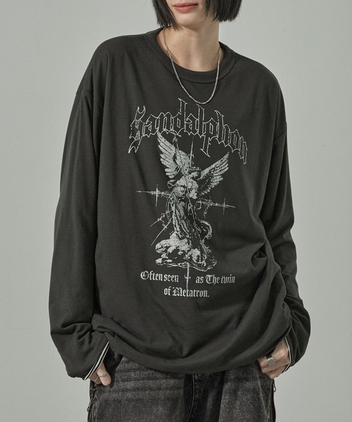 tシャツ 「Alfred Alex」2WAYリバーシブル ヴィンテージライク ビッグ