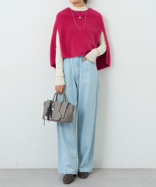 BEARDSLEY（ビアズリー） ニット セーター ファーニットポンチョ