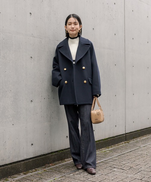 RIVE DROITE（リヴドロワ） コート ピーコート レディース ラグランP