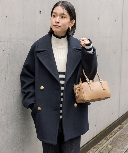 RIVE DROITE（リヴドロワ） コート ピーコート レディース ラグランP