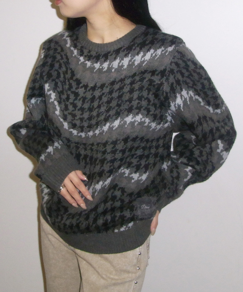 ニット セーター 「Dime/ダイム」 DSTOOTH KNIT レディース : ZOZOTOWN