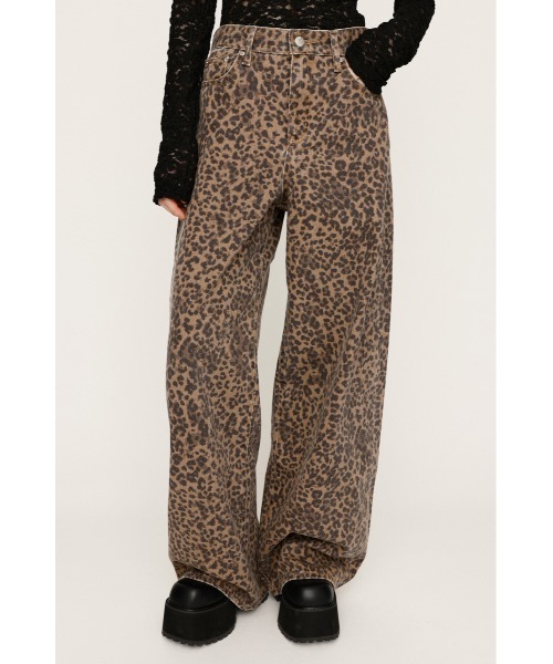 SLY（スライ） ジーンズ デニム デニムパンツ 「再入荷」LEOPARD WIDE