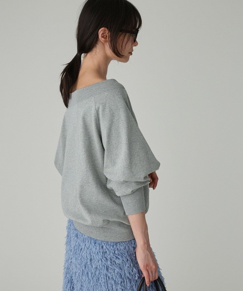 BABYLONE（バビロン） トレーナー スウェット ボートネック裏毛プル