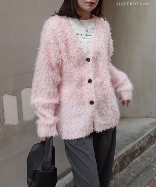 CORNERS（コーナーズ） カーディガン モンスターシャギーニット